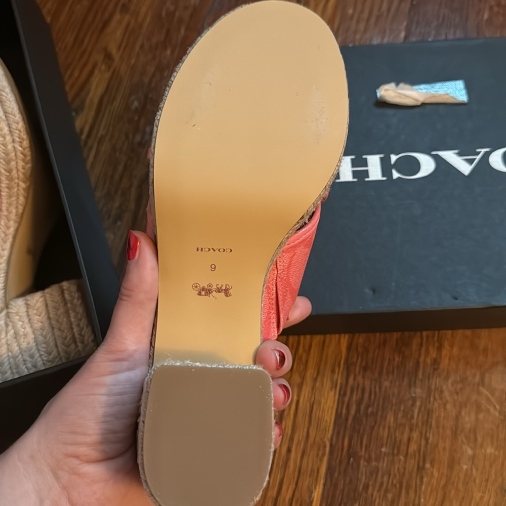 Authentic coach slip on heals - Picture 3 of 4